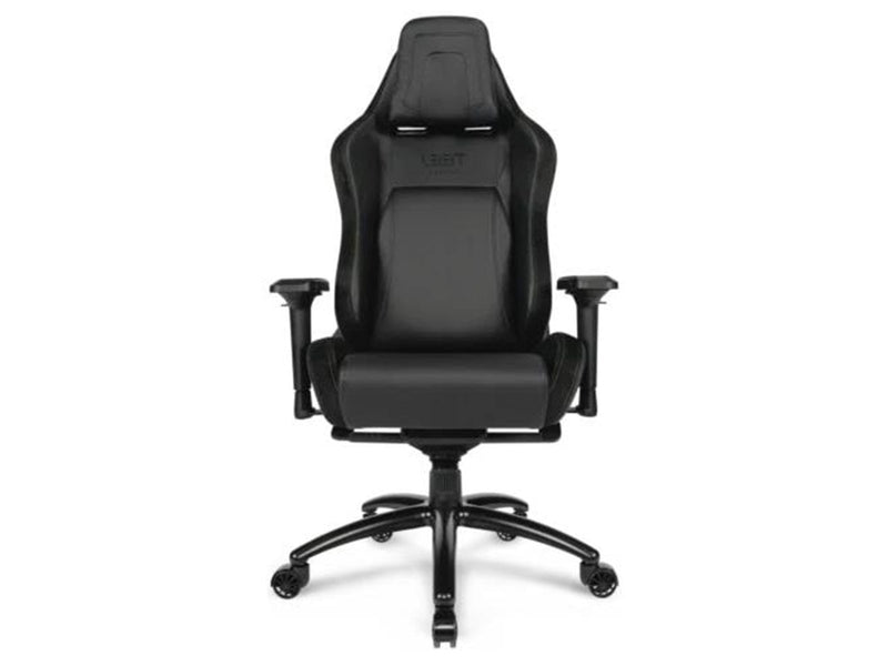 L33T E-Sport Pro Comfort Gaming Chair (PU) Black Gaming Stuhl - Schwarz - PU-Leder - 170 kg