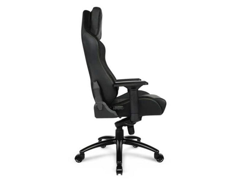 L33T E-Sport Pro Comfort Gaming Chair (PU) Black Gaming Stuhl - Schwarz - PU-Leder - 170 kg