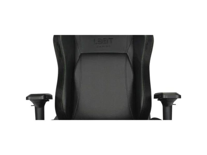 L33T E-Sport Pro Comfort Gaming Chair (PU) Black Gaming Stuhl - Schwarz - PU-Leder - 170 kg