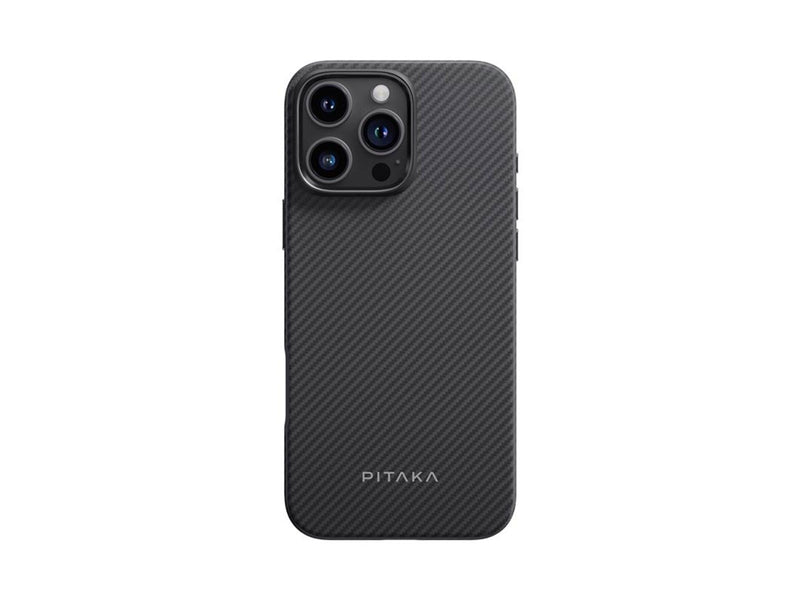 PITAKA Military-Grade Protective Case Black/Grey Twill - iPhone 16 Pro Max