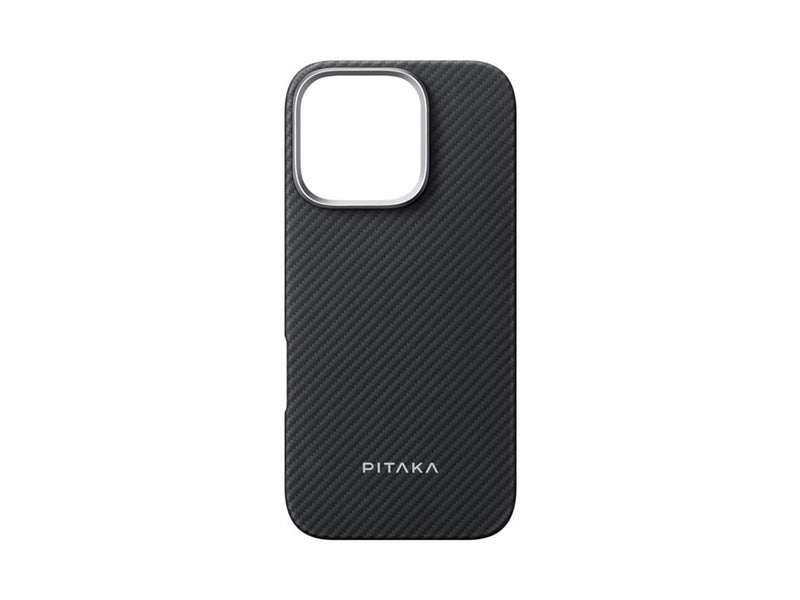 PITAKA Ultra-Slim Case Black/Grey Twill - iPhone 16 Pro Max