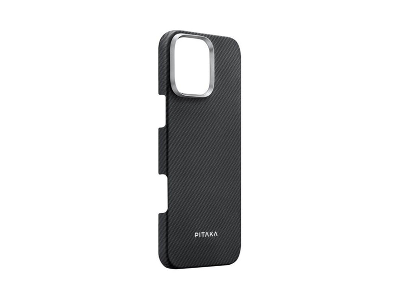 PITAKA Ultra-Slim Case Black/Grey Twill - iPhone 16 Pro Max