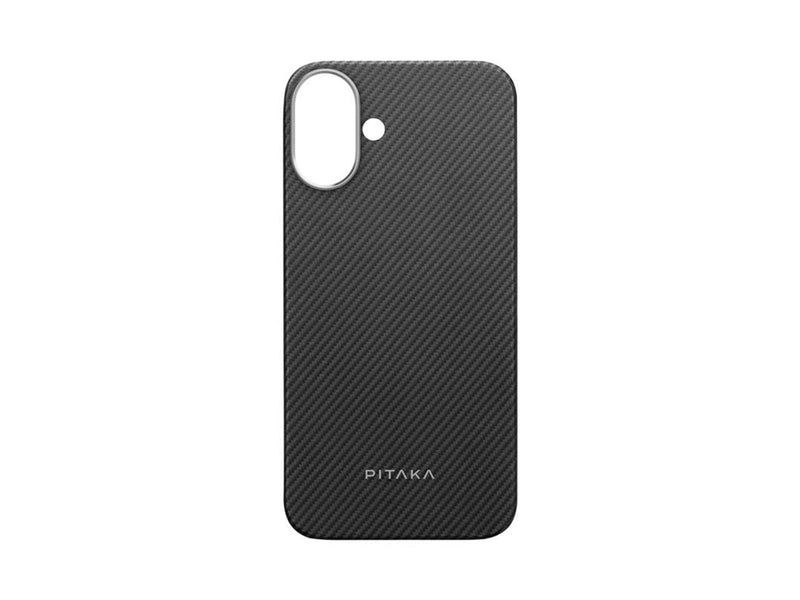 PITAKA Ultra-Slim Case Black/Grey Twill - iPhone 16