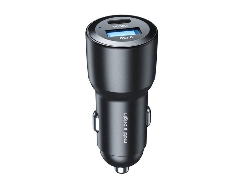 Mobile Origin Car Charger 60W USB-C and USB-A