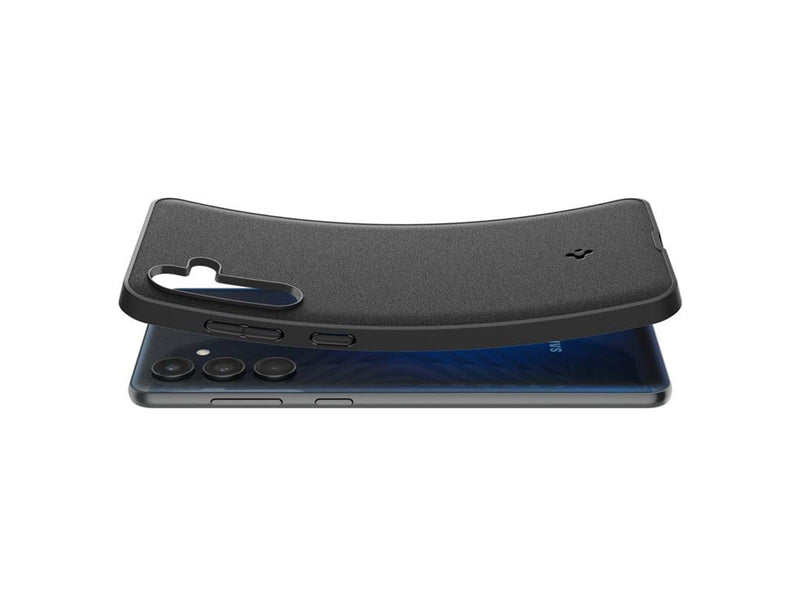 Spigen Essential sandblast matte black - Samsung Galaxy M55 5G