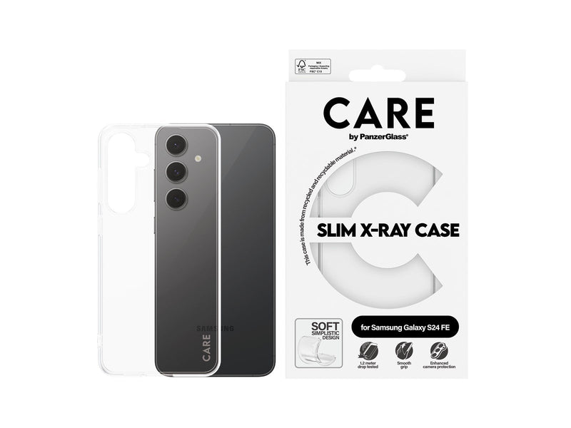 CARE by PanzerGlass Fashionable Case Transparent X-Ray Soft Basic Samsung Galaxy S24 FE