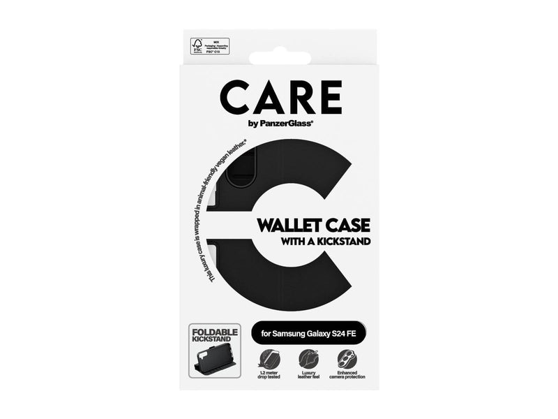CARE by PanzerGlass Feature Wallet Case w. Kickstand Samsung Galaxy S24 FE