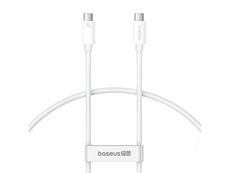 Baseus Superior Series 2 USB-C to USB-C USB4 cable 240W 1m (white)