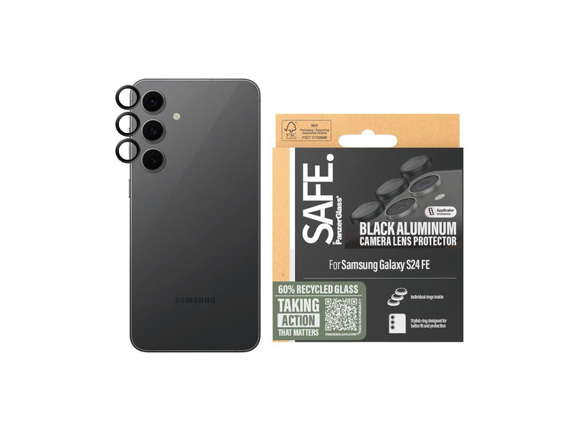 SAFE. by PanzerGlass Camera Lens Protector Samsung Galaxy S24 FE - Black