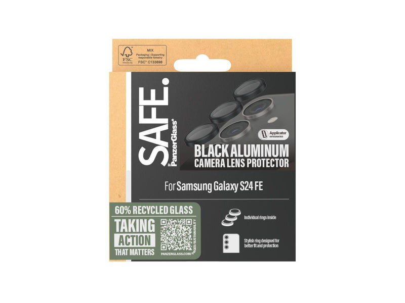 SAFE. by PanzerGlass Camera Lens Protector Samsung Galaxy S24 FE - Black