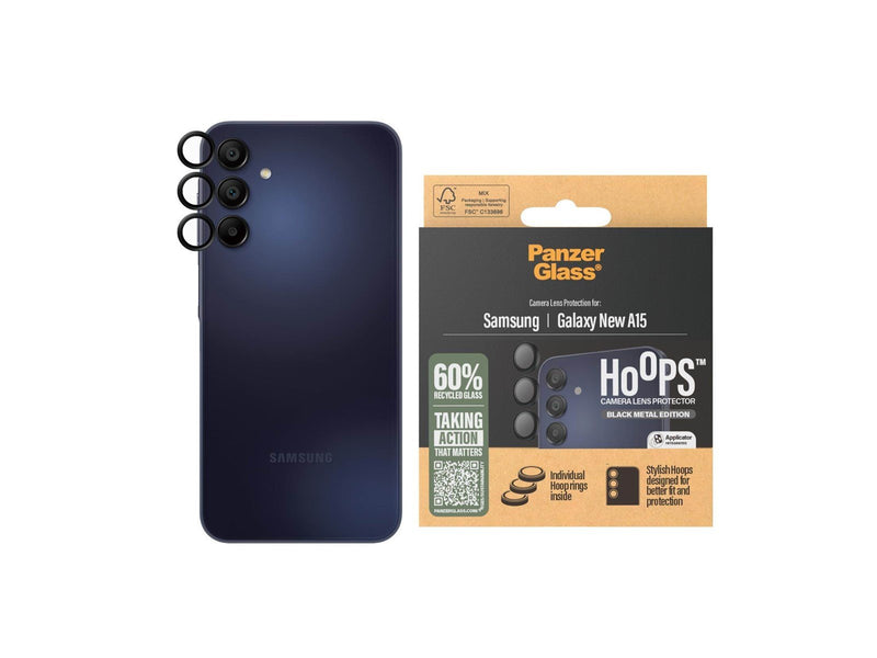 PanzerGlass Hoops™ Black Lens Protector Samsung Galaxy A16