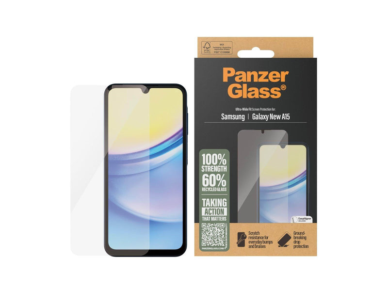 PanzerGlass Screen Protector Samsung Galaxy A16 | Ultra-Wide Fit