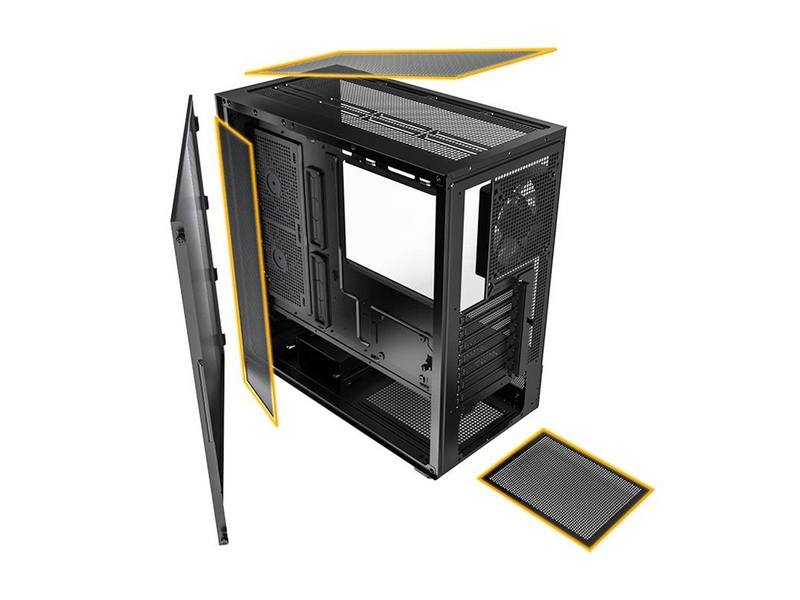 Montech XR TG - Gehäuse - Miditower - Schwarz