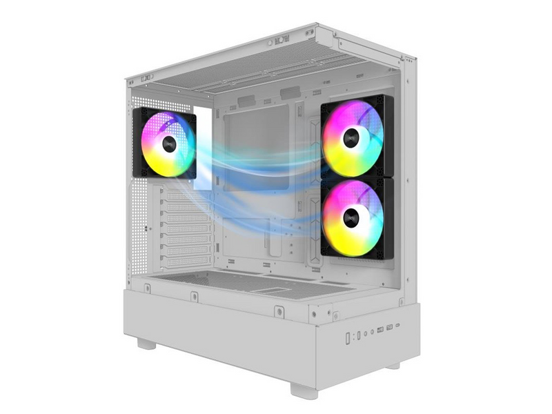 Montech XR TG - Gehäuse - Miditower - Schwarz
