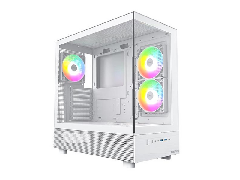 Montech XR TG - Gehäuse - Miditower - Weiß