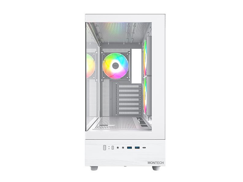Montech XR TG - Gehäuse - Miditower - Weiß