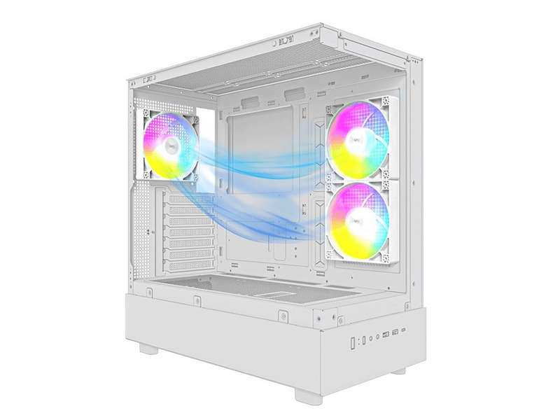 Montech XR TG - Gehäuse - Miditower - Weiß