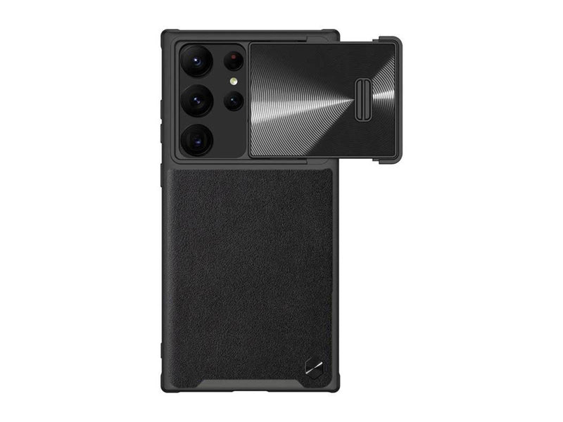 Nillkin CamShield Leather case for Samsung Galaxy S23 Ultra (black)