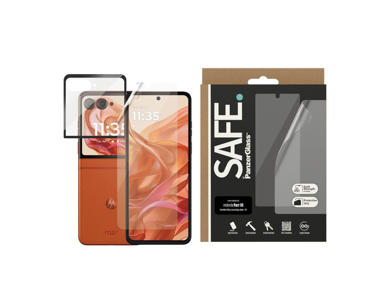 SAFE. by PanzerGlass Screen Protector Motorola Razr 50 | Glass & Film