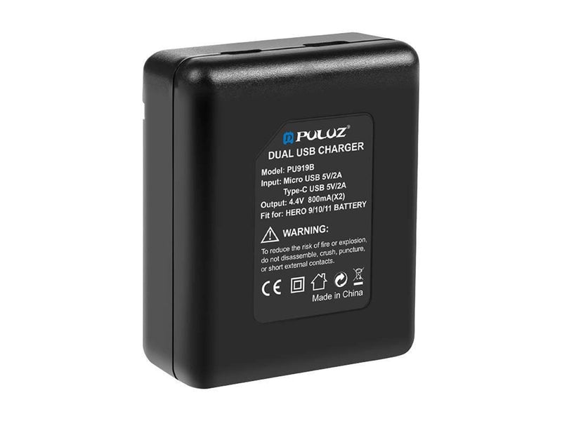 Puluz 2-slot charger PU919B for GoPro Hero 9/10/11/12