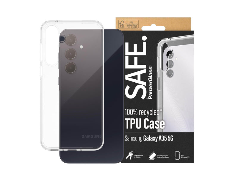 SAFE. by PanzerGlass TPU Case Samsung Galaxy A35 5G | Transparent