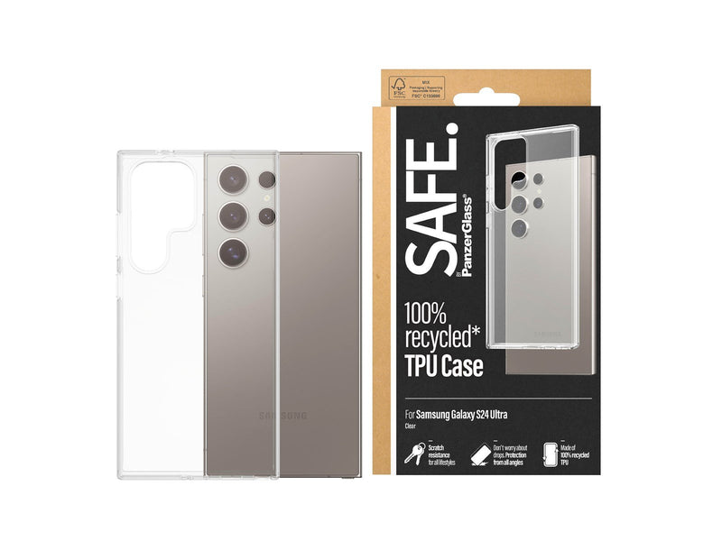 SAFE. by PanzerGlass TPU Case Samsung Galaxy S24 Ultra | Transparent