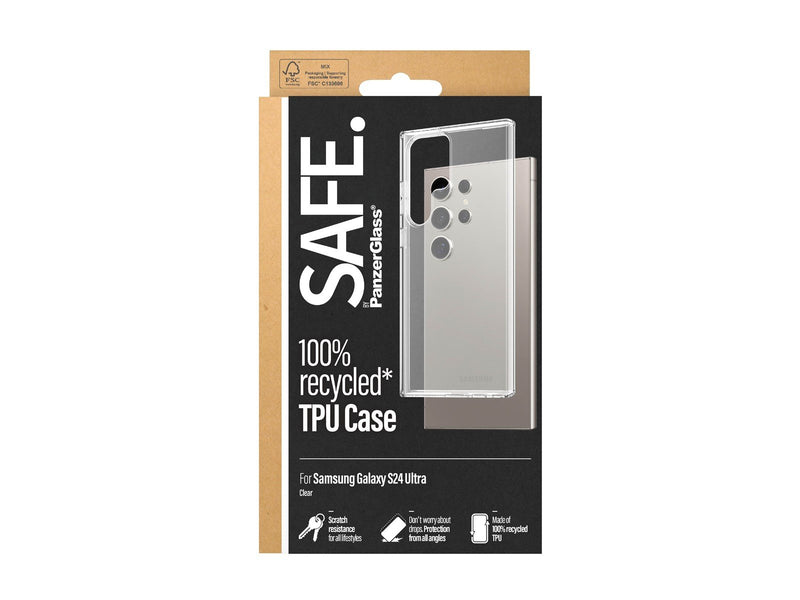 SAFE. by PanzerGlass TPU Case Samsung Galaxy S24 Ultra | Transparent