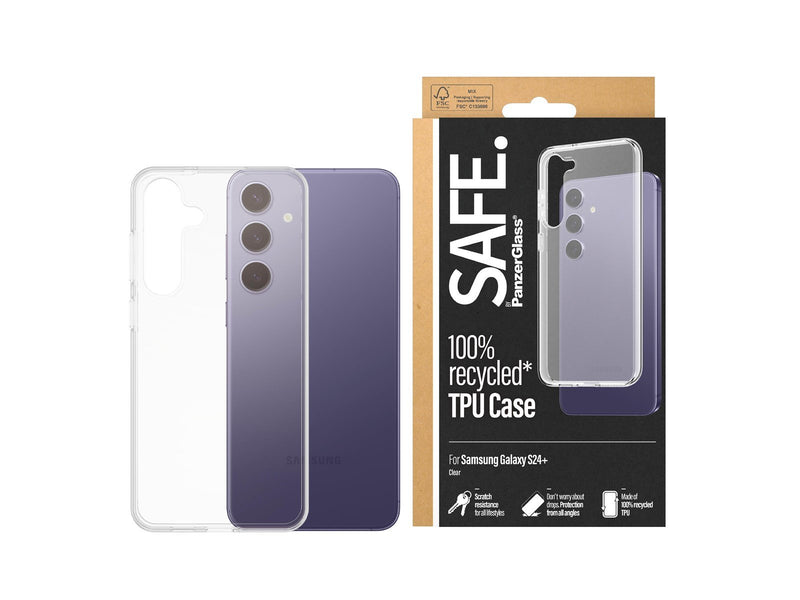 SAFE. by PanzerGlass TPU Case Samsung Galaxy S24+ | Transparent