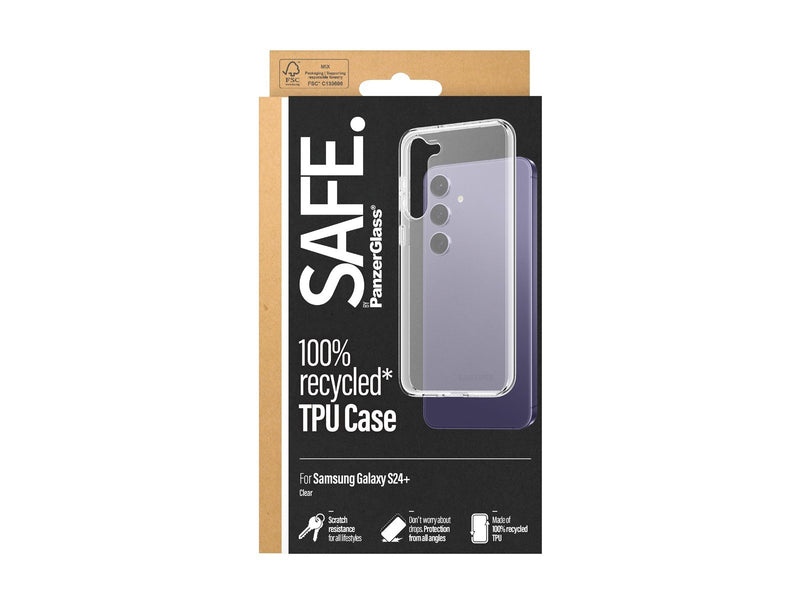 SAFE. by PanzerGlass TPU Case Samsung Galaxy S24+ | Transparent