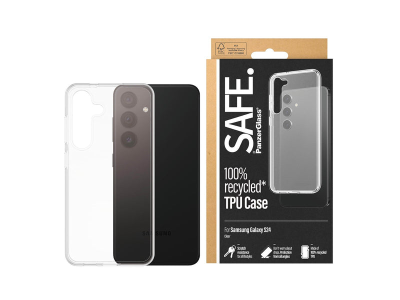 SAFE. by PanzerGlass TPU Case Samsung Galaxy S24+ | Transparent