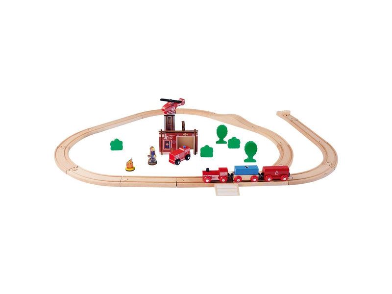 Eichhorn Train Track with Bridge Playset 33 piece