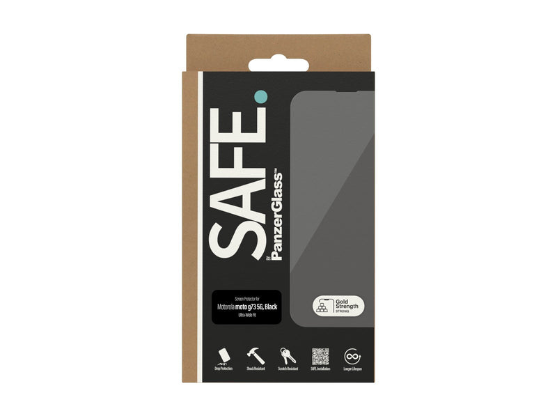 SAFE by PanzerGlass Screen protector Motorola moto g73 5G | Ultra-Wide Fit
