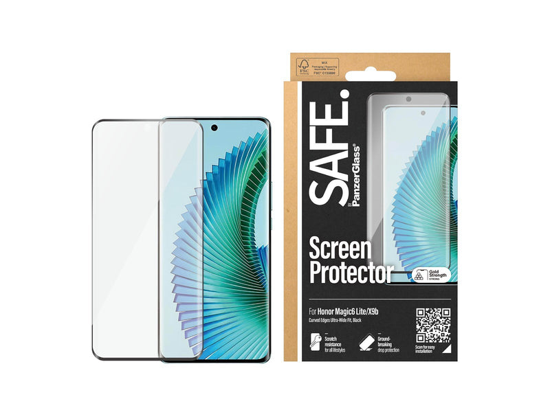 SAFE. by PanzerGlass Screen Protector Magic6 Lite | Honor X9B | Ultra-Wide Fit