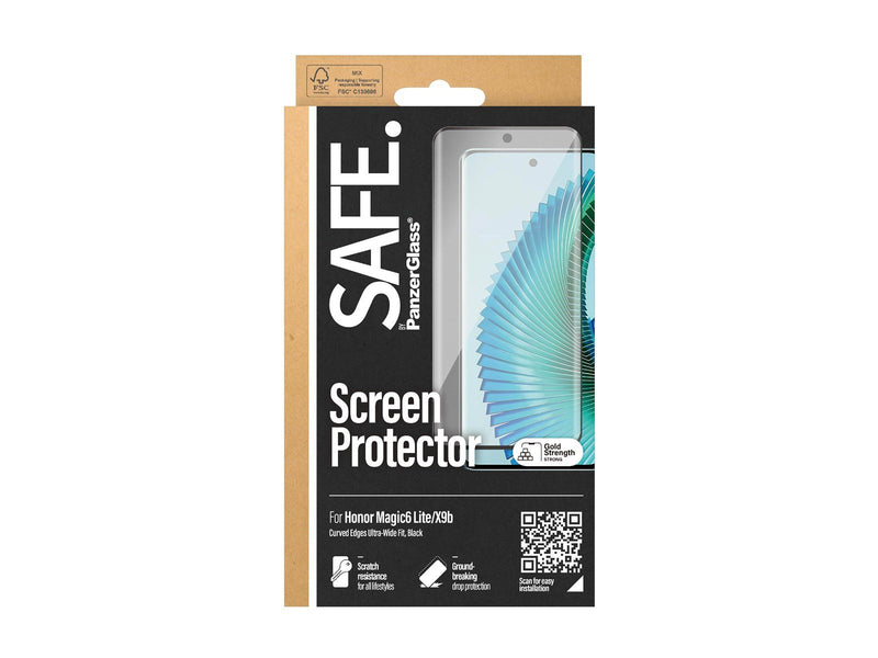 SAFE. by PanzerGlass Screen Protector Magic6 Lite | Honor X9B | Ultra-Wide Fit