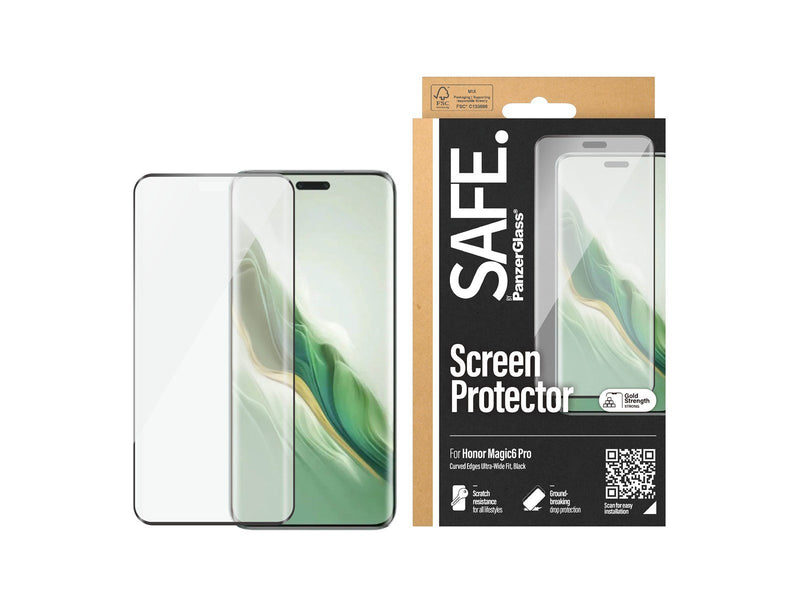 SAFE by PanzerGlass Screen Protector Honor Magic6 Pro | Ultra-Wide Fit