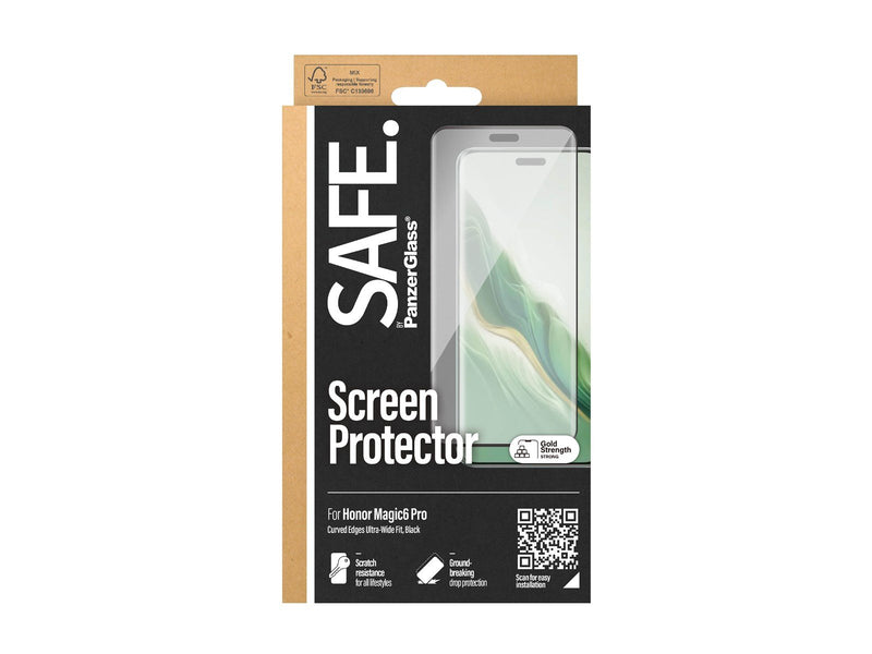 SAFE by PanzerGlass Screen Protector Honor Magic6 Pro | Ultra-Wide Fit
