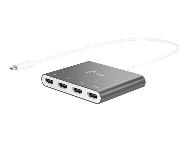 j5create USB-C to 4-Port HDMI Multi Monitor Adapter