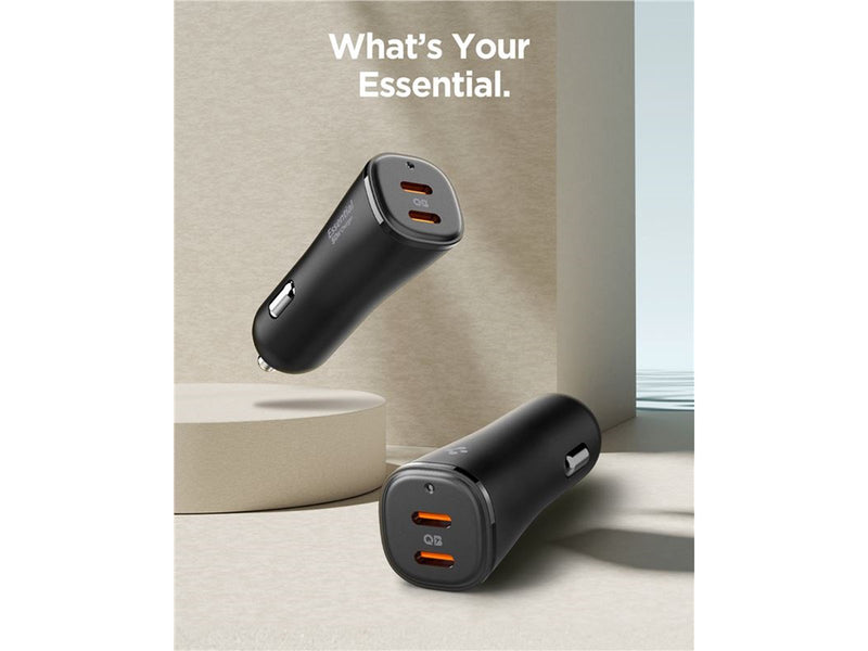 Spigen Essential 50W Car Charger EV502 - Black