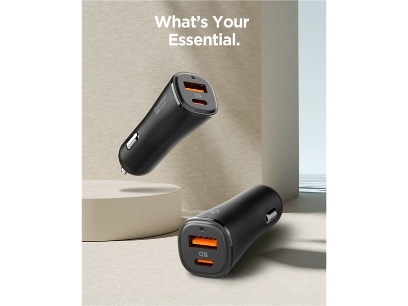 Spigen Essential 48W Car Charger EV482 - Black