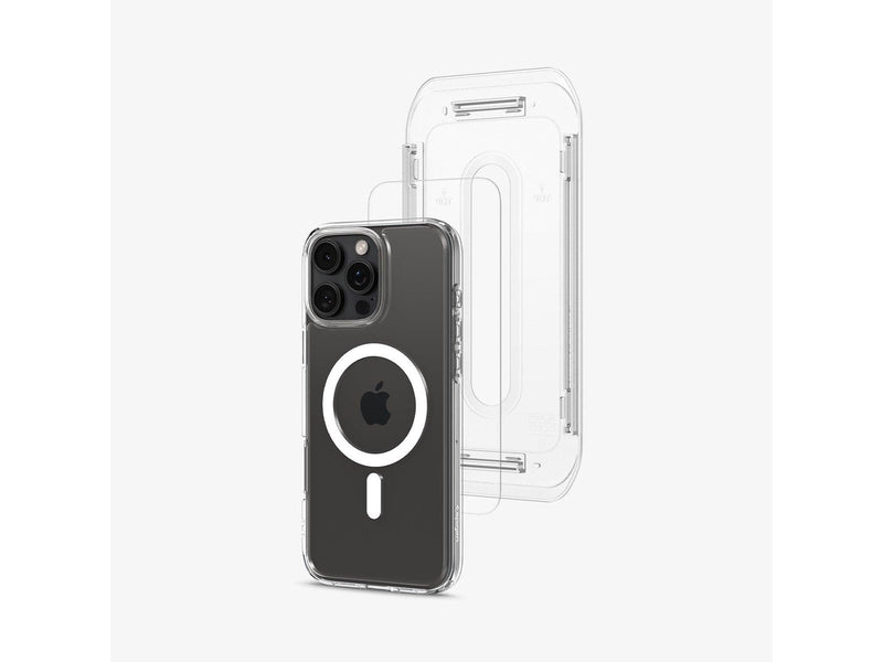 Spigen Ultra Hybrid MagSafe white + Glass tR EZ Fit Pack - iPhone 16 Pro Max