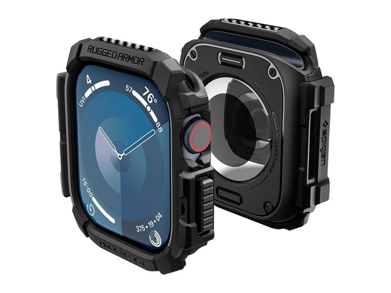 Spigen Rugged Armor matte black - Apple Watch 10 42mm