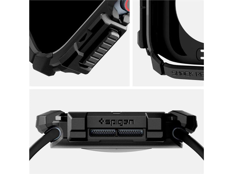 Spigen Rugged Armor matte black - Apple Watch 10 42mm