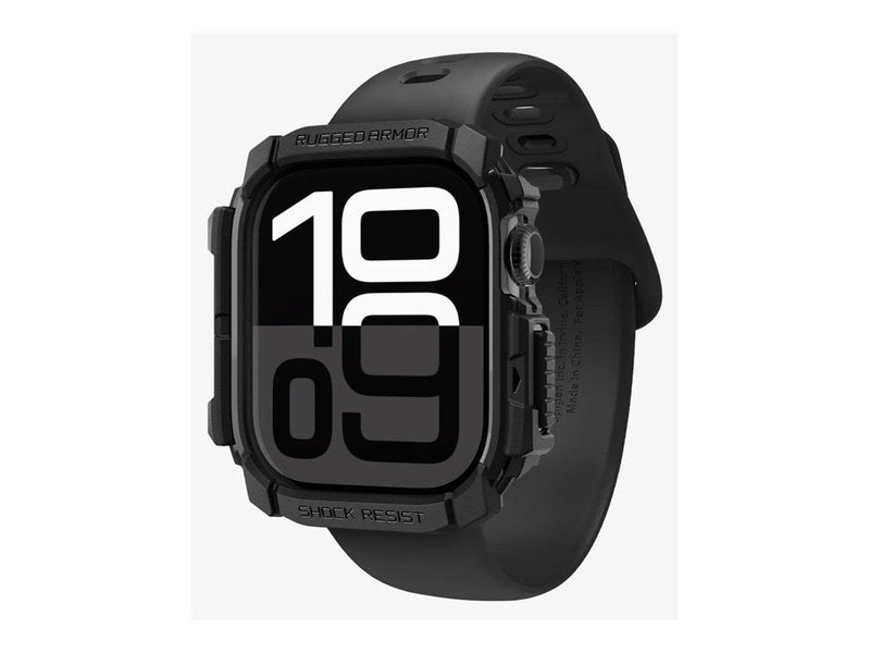 Spigen Rugged Armor matte black - Apple Watch 10 42mm