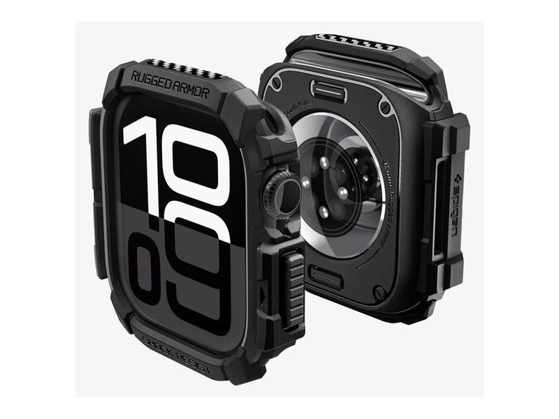 Spigen Rugged Armor matte black - Apple Watch 10 42mm