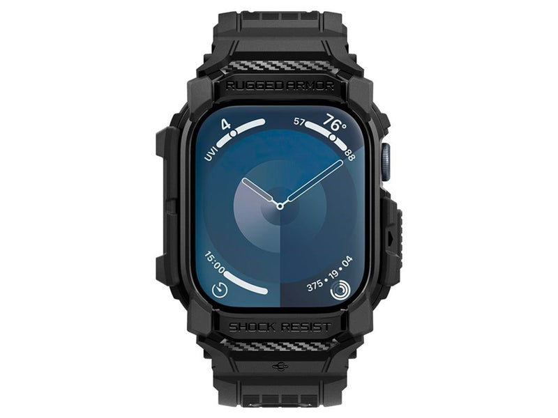 Spigen Rugged Armor Pro matte black - Apple Watch 10 42mm
