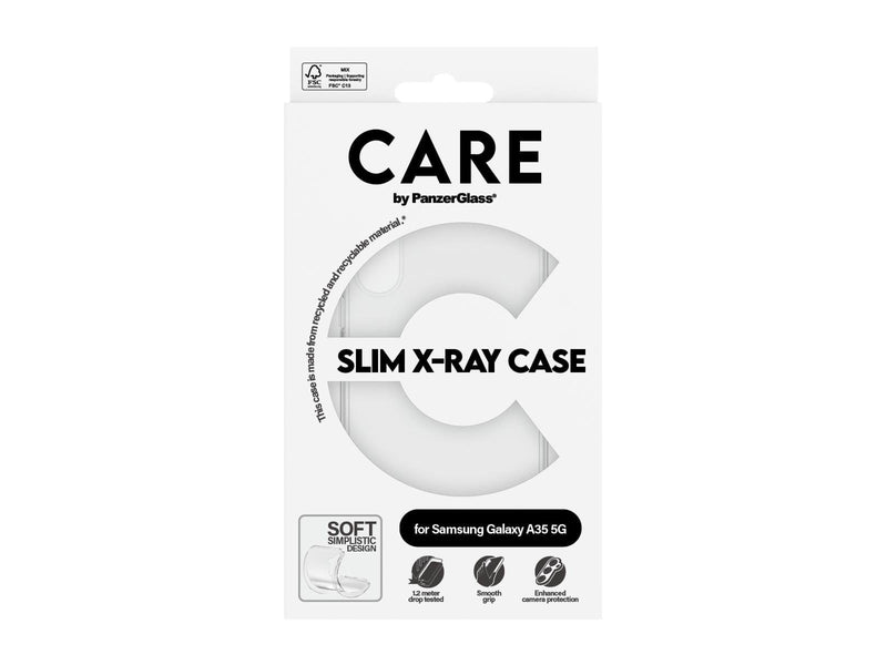 CARE by PanzerGlass Fashionable Case Transparent X-Ray Soft Basic Samsung Galaxy A35 5G