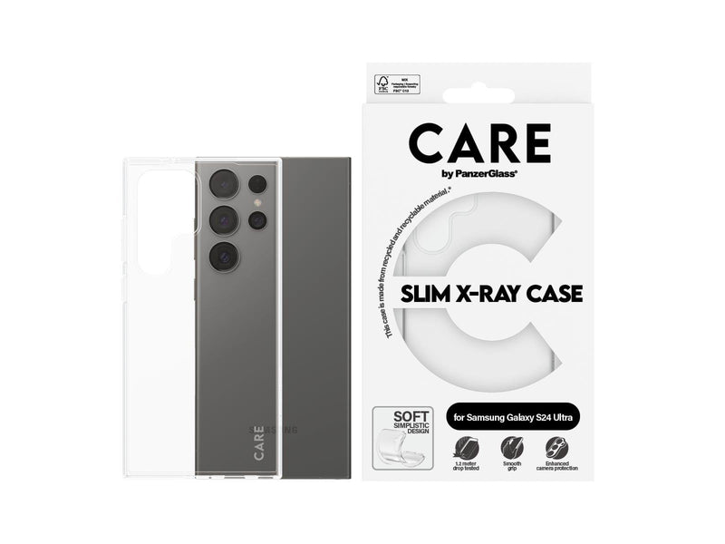 CARE by PanzerGlass Fashionable Case Transparent X-Ray Soft Basic Samsung Galaxy S24 Ultra