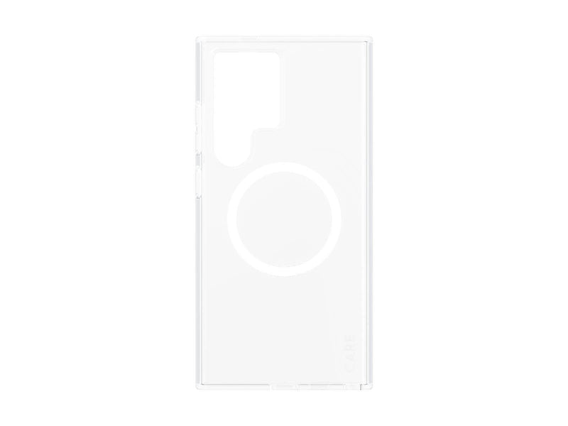 CARE by PanzerGlass Flagship Case Transparent Urban Combat w. White QI Compatible Samsung Galaxy S24 Ultra