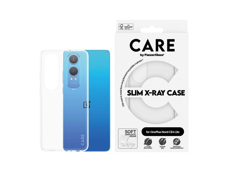 CARE by PanzerGlass Fashionable Case Transparent X-Ray Soft Basic OnePlus Nord CE4 Lite