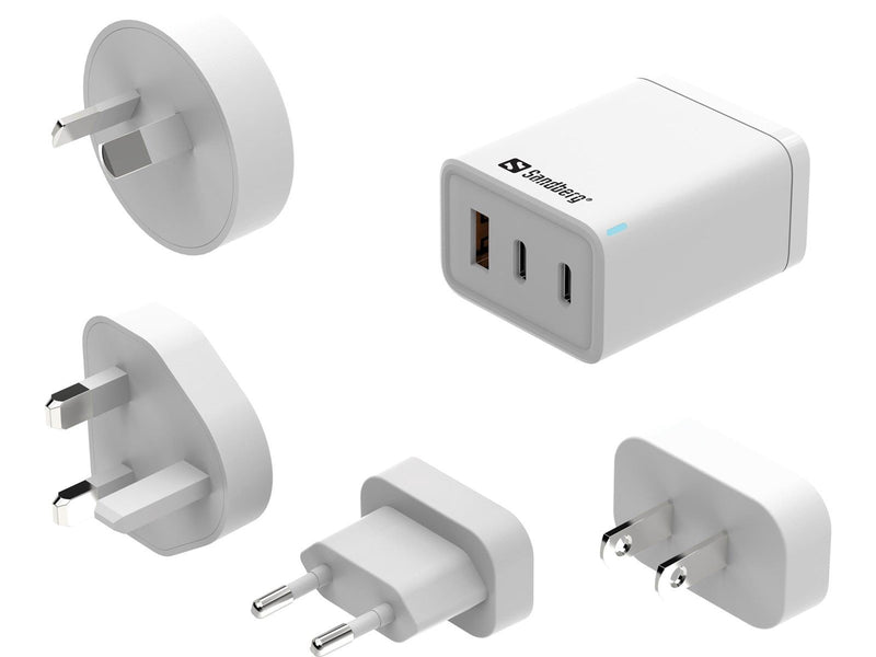 Sandberg 3in1 TravelCharger 65W